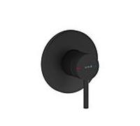 Vitra finition Origin A4262136 Mitigeur de douche à encastrer, noir mat