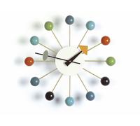 Vitra Horloge murale Ball Clock multicolore, Designer George Nelson