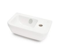 Vitra - Integra Lave-mains 37x22 cm avec trou pour robinetterie sur la droite, Blanc (7091-003-0029)