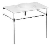 Vitra Istanbul lavabo 4519B403-6140 60x100cm, sans trop-plein et trou pour robinetterie, blanc VC