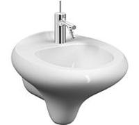 Vitra Istanbul Bidet 4516B403-1599 blanc VC, sans trop-plein / trou de robinetterie au milieu