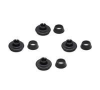 Vitra Jeu de patins en feutre pour chaises Eames DAR/DSR noir