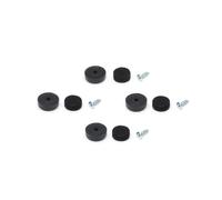 Vitra Jeu de patins en feutre pour chaises Eames DAW/DSW noir