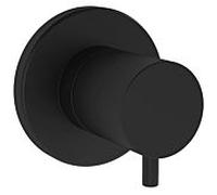 Vitra Kit de finition Origin A4145836 noir mat, vanne d'arrêt dissimulée, 80x80mm
