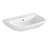 Vitra lavabo S20 650 x 470 mm blanc avec trop-plein 1 trou de robinetterie