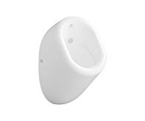 Vitra Liquid Urinal 7324B003-5330 38,5x37x64,5cm, sans raccord d'aspiration, blanc haute brillance, à piles