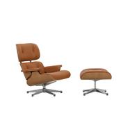 Vitra - Set fauteuil & repose-pieds Marron