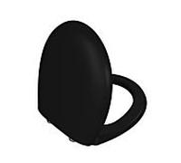 Vitra Memoria noir WC siège 106-083R409 noir mat, Duroplast , à Duroplast