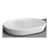 Vitra Metropole bol de fixation 5942B003-1398 59,5x45,5cm, ovale, sans banc de robinetterie, blanc brillant, blanc brillant, sans trop-plein