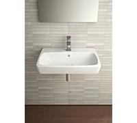 Vitra Metropole bassin 5662B003-0002 blanc , 60 x 46 cm, avec trou de coulée et de trop - plein