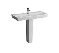 Vitra Metropole lavabo 5664B003-0041 blanc, 100x46cm, sans trop-plein / trou pour robinetterie au milieu