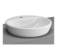 Vitra Metropole bassin de la tour 5941B003-0041 blanc , sans trop - plein, 44,5x45cm, rond, avec robinet