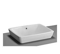 Vitra Metropole mural lavabo 5667B0030012 50x40cm, blanc , sol, avec trop - plein