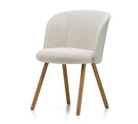 Vitra Mikado Chaise de Salle à Manger Ivoire/Perle