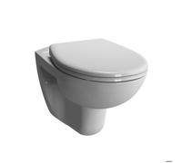 Vitra - Normus WC suspendu sans bride avec abattant frein de chute, Blanc (7855-003-6169)