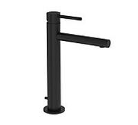 Vitra Origin mitigeur lavabo A4256936 Saillie 145 mm, avec garniture de vidage , pour vasque à poser sur pied, noir mat