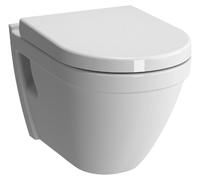VitrA Pack WC S50 suspendu sans bride, abattant déclipsable à fermeture douce, charnières inox