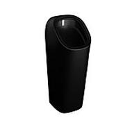 Vitra Plural Urinal 7809B083-5331 33,5x38x90,5cm, sur pied, secteur 230 V, noir mat