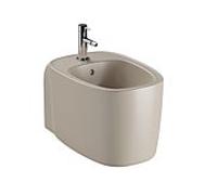 Vitra plural wall Bidet 7831B420-0288 36x54.5cm, trop-plein, 2000 au milieu, taupe mat, VC
