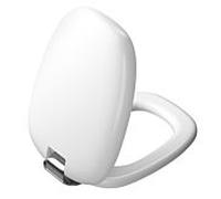 Vitra Plural WC siège 126-001-009 edelweiß / chromé , avec soft close, quick release