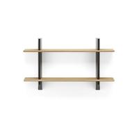 Vitra Rayonnage Mural Etagère Noir Profond/Chêne