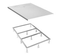 VitrA Receveur acrylique LEAF 120x80 Blanc texturé, PN 24, classe C + set de pieds - 120x80