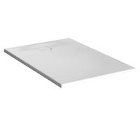 VitrA Receveur de douche rectangle Leaf 120x80 cm - Acrylique blanc mat texturé, recoupable, ultra-plat