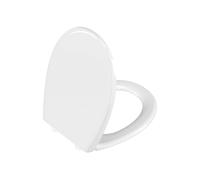 VitrA S20 Abattant WC rond 109-003-909 avec système d'abaissement automatique, ouverture facile, ovale, blanc, fermeture en dessous