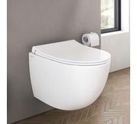 VitrA Sento WC suspendu compact, version courte, 7747B403-0075+120-003R409, Compact