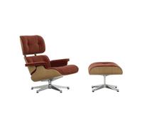 Vitra - Set fauteuil & repose-pieds Marron