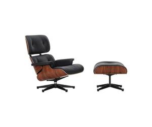Vitra - Set fauteuil & repose-pieds Noir