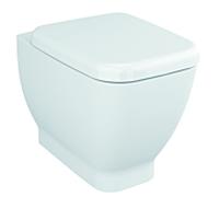 Vitra Shift stand WC 4393B003-0075 36x53,5cm, 3/6 I, avec bord affleurant fermé, blanc haute brillance