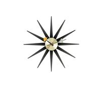 Sunburst Clock Horloge Murale - noir / laiton Vitra - 4055737993848