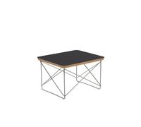 Vitra - Table d'appoint LTR HPL noir - base en acier inoxydable