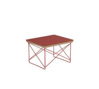 Vitra Table Occasional LTR - VitraLinoluemDarkBrick - Eames Classic Red