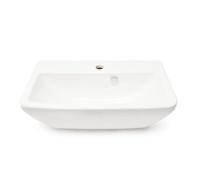 Vitra - VitrA Integra lavabo suspendu 60 × 36 cm avec trou pour robinetterie au milieu, blanc