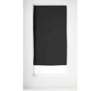 Vitrage occultant - ENJOY HOME - 60x120cm - Noir - Polyester - Passe-tringle