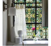 Vitrail Films Fenêtre Anti Regard Autocollants de décoration pour fenêtre Sticker Imperméable avec Motif Film vitrail 30x300CM