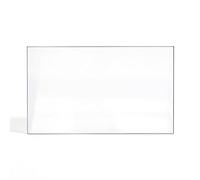 Vitre Edilkamin Twin - Verre Rectangle pour poêle à Bois - 400 x 250 mm (L1 x H1) - 4 mm autonettoyant