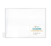 Vitre Godin Chamonix XXL - Verre Rectangle pour poêle à Bois - 485 x 350 mm (L1 x H1) - 4 mm