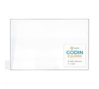 Vitre Godin EQUIRRE - Verre Rectangle pour poêle à Bois - 603 x 390 mm (L1 x H1) - 4 mm