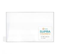 Vitre Supra Colmar 2 - Verre Rectangle pour poêle à Bois - 365 x 228 mm (L1 x H1) - 3 mm