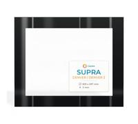 Vitre Supra Denver/Denver 2 - Verre Rectangle Sérigraphié pour poêle à Bois - 605 x 497 mm (L1 x H1) - 3 mm