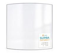 Vitre Supra Ontario 3 - Verre Courbe pour poêle à Bois - 398 x 410 mm (A x H) - 4 mm