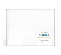 Vitre Supra Vercors E0. 2 ET 3 - Verre Rectangle pour poêle à Bois - 430 x 325 mm (L1 x H1) - 4 mm
