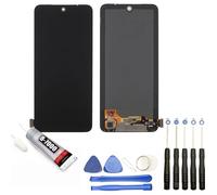 Vitre tactile + Ecran LCD pour Xiaomi Redmi Note 10 4G 6.43"" Noir M2101K7AI M2101K7AG + Kit outils + Colle B7000 Offerte