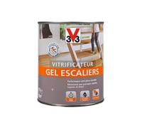 Vitrificateur Gel Escalier V33 Chêne Moyen Cire 750ml