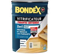 Vitrificateur trafic intense incolore - BONDEX - 446439 - Mat - 5 L