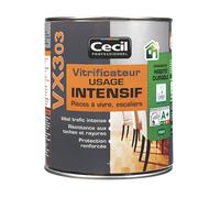 Vitrificateur usage intensif Cecil Professionnel VX303 incolore mat 2,5L