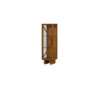 Vitrine 1 porte bois de manguier naturel KELLA